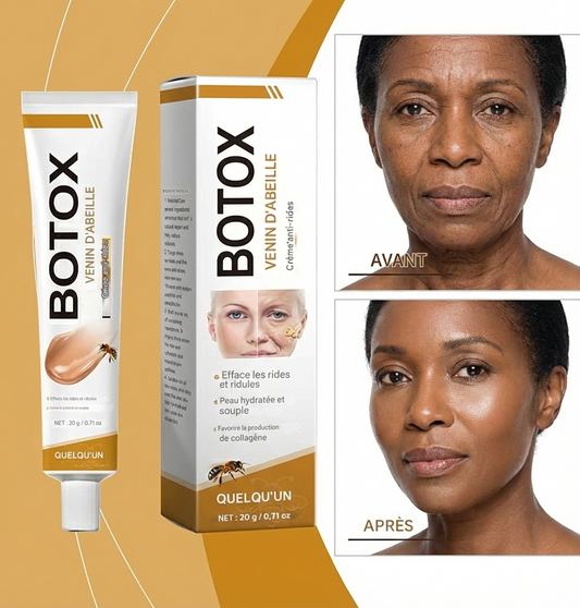 🐝 BOTOX au Venin d’Abeille – Crème Anti-Rides Raffermissante