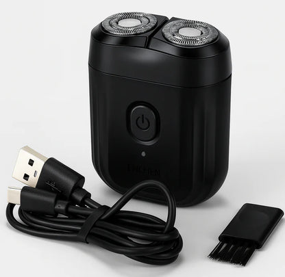 MiniShave — Rasoir de poche étanche, double tête flottante, USB-C 🔥