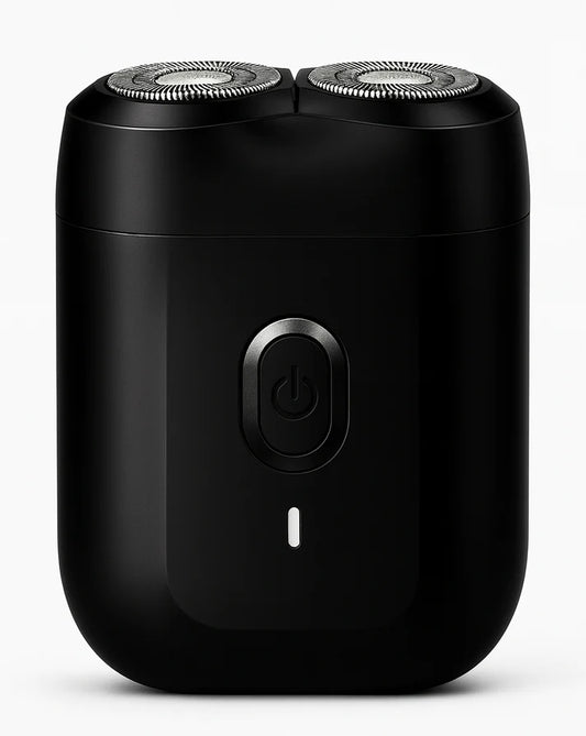 MiniShave — Rasoir de poche étanche, double tête flottante, USB-C 🔥