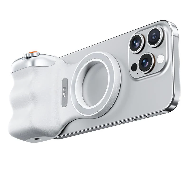 📸 Poignée Photo Ergonomique MagSafe – Télécommande & Lumière Intégrée